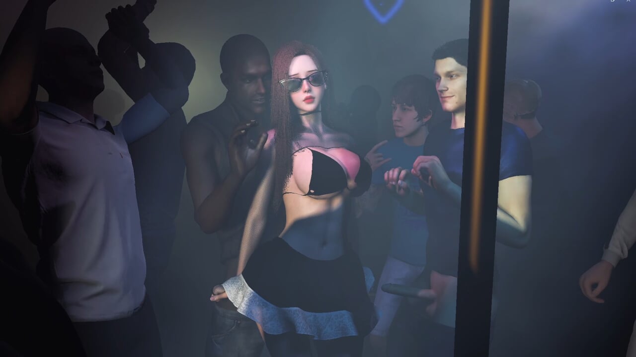 Fucked hot pussy at the club l Group sex 3D animation Hentai